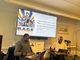 Gibson Ncube presenting at conference