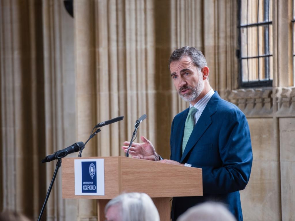 King Felipe Queen Letizia Spain Oxford 2017 Divinity Schools